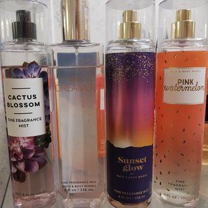 Bath and body works sprays